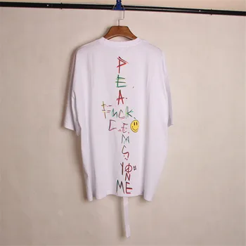 GD M. O. T. T E koncertas PEACEMINUSONE grafiti, šypsena, veido Marškinėliai, unisex marškinėliai PMO dirželis marškinėliai viršų Mados Tee