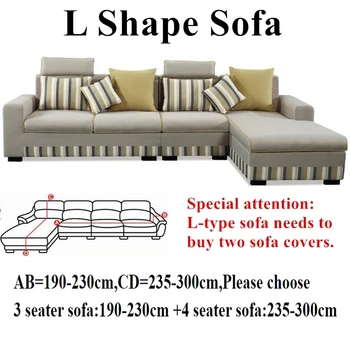 Geometrinis Sofa Apima Augintiniai L Formos Sofa dangtelio Kampe Elastinga Už Kambarį Universalūs Užvalkalai Ruožas Šiuolaikinės Sofos Dangtis