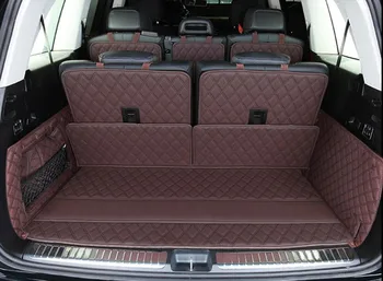 Geras! Specialių automobilių kamieno kilimėliai Mercedes Benz GLE 300d 400d 350 400 W167 2020 m 5 7 sėdimos vietos patvarus linijinių krovinių įkrovos kilimėliai kilimai