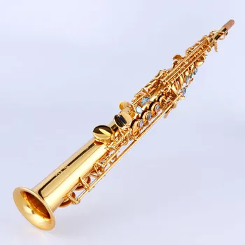 Geriausiai parduodamas saksofonas - skirti pradedantiesiems - aukštos kokybės Pradedantiesiems Profesija Bb Sopranas Saksofonas - Populiarus stilius