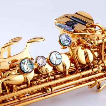 Geriausiai parduodamas saksofonas - skirti pradedantiesiems - aukštos kokybės Pradedantiesiems Profesija Bb Sopranas Saksofonas - Populiarus stilius