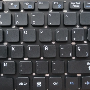 Geros Kokybės OVY SP ispanijos nešiojamojo kompiuterio klaviatūra SAMSUNG RF710 RF711 p/n:9z.n6asn.00s