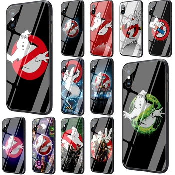 Ghostbusters Grūdintas Stiklas telefono dangtelį case for iphone 5 5s SE 2020 6 6s 7 8 Plus X XR XS 11 pro Max