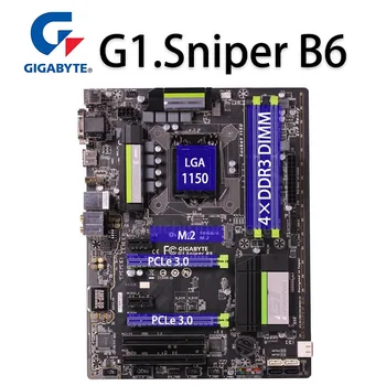 Gigabyte G1.Snaiperis B6 Plokštė LGA 1150 DDR3 Intel B85 32GB PCI-E 3.0 i7 i5, i3 M. 2 HDMI Darbalaukio B85 Placa-Mãe 1150 ATX Naudotas