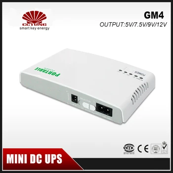 GM4 Nešiojamas Mini UPS 5V 9V 12V DC Internetu Galia su Ličio Bateriją, Pastatytas Max 6hours Atsarginės Laiko VAIZDO stebėjimo Sistema Modemas