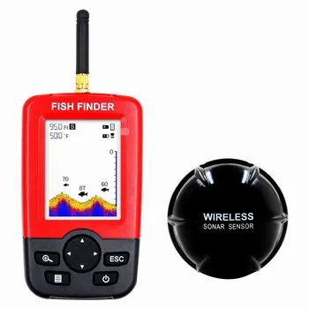 Gorgons Lauko Žvejybos įrankis Plaustas Žvejybos Įrankiai LED Fishfinder Belaidžio Nešiojamų Echolotai Jutiklis Aido geresnį Žuvų Ieškiklis