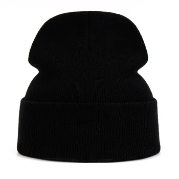 GOTH Šilta Megzta kepurė Medvilnė Žiemos slidinėjimo Kepuraitė Karikatūros Megzti skrybėlę Skullies & Beanies Unisex mados lauko Atsitiktinis skrybėlės