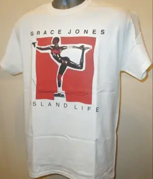 Grace Jones Gyvenimo Saloje, Marškinėliai Muzika 80-ŲJŲ Pop Funk Disco Princas Chaka Khan V249