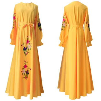 Greitas Pardavimas Moterų Suknelė Su Aukštos Kokybės, Musulmonų Kilnus Suknelė, Ilgas