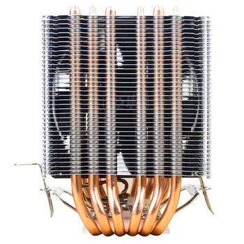 Gryno vario 6 šilumos vamzdžio CPU radiatoriaus 90MM PWM 4PIN tylus ventiliatorius INTEL I3 I5 I7 I9 AMD3 AM4 2011 X79 X99 plokštė CPU ventiliatorius