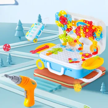 Gręžimo Varžtas 3D Kūrybinį Galvosūkį Žaislai Vaikams, Statybinės Plytos Žaislai Vaikams 