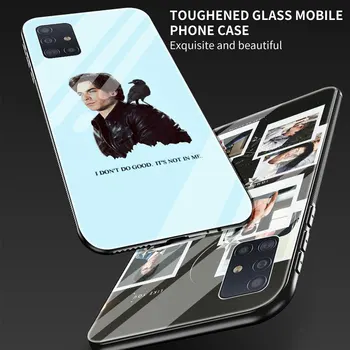 Grūdintas Stiklas Case For Samsung Galaxy A51 A71 A50 A70 A21s A31 A41 A30 A40 A10 A91 Vampyro Dienoraščiai Galinį Dangtelį Coque 