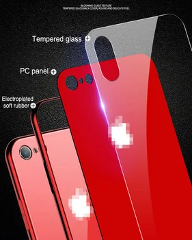 Grūdintas Stiklas Prabangus Veidrodis Danga Padengti iPhone 7 11 Pro X XR XS Max 6s 6 7 8 Plus Black Carcasas Coque Blizgus Etui