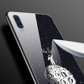 Grūdintas Stiklas Telefoną Atveju Huawei P Smart 2018 Mėgautis 7S Padengti Apsauginį kiautą, Huawei P Smart 2019 Atveju Coque Dangtis