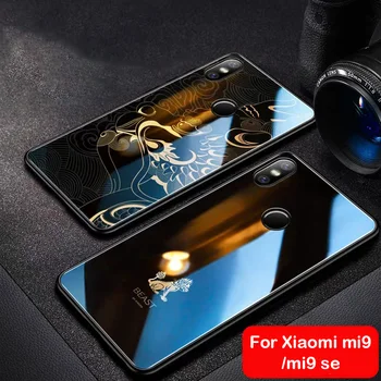 Grūdintas Stiklas Telefoną Atveju Xiaomi Mi 9 Mi9 Xiaomi mi 9 se pasaulinės Atveju Prabanga Aixuan Padengti + Nemokamas Ekrano Plėvelė