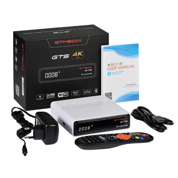GTMEDIA GTS Palydovinis Imtuvas: DVB-S2 Android 6.0 4K H. 265 HDR Smart TV BOX 