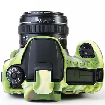 Guma Silicio Apsaugos Atveju Įstaiga, Viršelis Minkštas fotoaparato krepšys Canon EOS 90D DSLR Raštas Rėmo Odos atveju