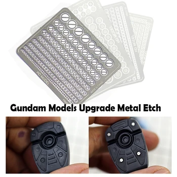 Gundam Modelių Detalių Atnaujinimas, Metalo Etch Plokštelės Rinkinys 01-06 Modelių Hobio Paversti Priedų