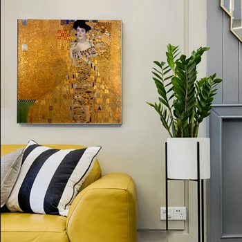 Gustav Klimt Klasikinio Garsaus Drobės Tapybos Plakatai ir Spausdina Cuadros Sienos Menas Nuotraukas Kambarį Namų Dekoro be Rėmelio