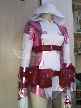 Gwenpool Rožinė Dvasios cosplay kostiumų jumpsuit individualų