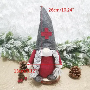 Gydytojas, Slaugytoja Santa Švedijos Gnome Santa Lėlės Pliušinis Žaislas Kalėdų Papuošalai Dekoro Naujas 2020 M.