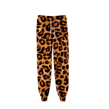 Gyvūnų 3D Atspausdintas Leopard Kelnės Mados Jogger Kelnės Moterims/Vyrams Streetwear Ilgas Kelnes Pantera Atsitiktinis Harajuku Sweatpants