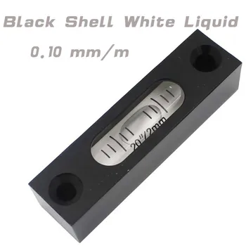 HACCURY Metalo Juostelės tipo Mini lygį Burbulas lizdinės plokštelės lygio matavimo Priemonės Dydis 58x15x14mm