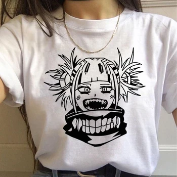 Harajuku Graphic Marškinėliai Moterims Mano Herojus akademinės bendruomenės Anime Senpai T-shirt 