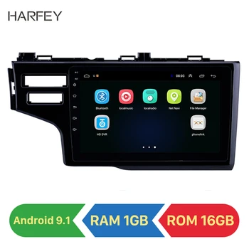 Harfey 2 DIN 9 colių GPS Android 9.1 HD Touchscreen Honda Fit LHD 2013 Paramos Galinio vaizdo Kamera Gali, Autobusų 3G Tinklas
