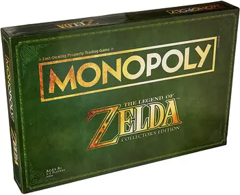 Hasbro Žaidimų Monopolis Legend of Zelda collectors Edition Valdybos Monopolio Žaidimas Šeimai Šalis Žaidimai ir Galvosūkiai, Žaislai