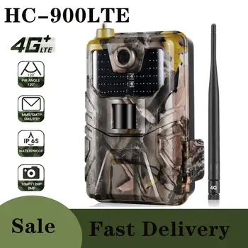 HC 900LTE 4G Medžioklės Camera 16MP Takas Kamera 940nm, Foto Spąstus 0.3 s MMS/SMS/SMTP/FTP Laukinių Kamera 44LED Kameros Spąstus Saugumo