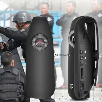 HD 1080P 130 Laipsnis Mini Kamera Judesio Aptikimo Brūkšnys Cam Policijos Įstaiga, Motociklo, Dviračio Kamera Judesio