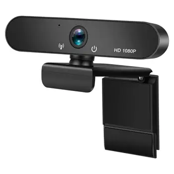 HD 1080P Kamera Su Mic Pasukti KOMPIUTERIO Darbalaukio Žiniatinklio Kamera Mini Cam Kompiuterio WebCamera Cam Vaizdo Įrašymo Darbą