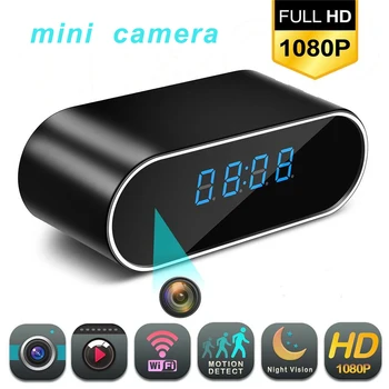 HD 1080P mini laikrodis Kamera, WIFI P2P IP Mikro Kamera IR infraraudonųjų spindulių Naktinio Matymo vaizdo Kamera Skaitmeninė Stebėjimo kamera pk sq11 sq13