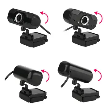 HD Kameros įmontuota Dviguba Mikrofonus Smart 1080P Web Kamera USB Pro Stream 