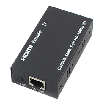 HDMI LAN Extender Kartotuvas Per Vieną Cat5E/6 RJ45-ES Plug