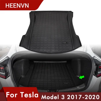 Heenvn Model3 Automobilių Galinis Kamieno Saugojimo Kilimėlis Tesla Model 3 Kamieno Kilimėliai Reikmenys, Krovinių Dėklas Atsparus Vandeniui Apsauginės Pagalvėlės 2020 Naujas