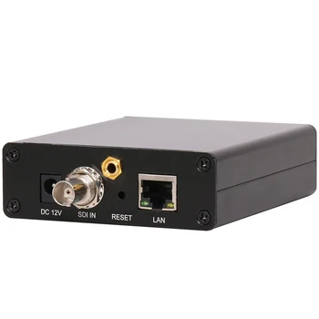 HEVC H. 265 H. 264 HD SD 3G SDI IP Encoder Live Transliacijos Vaizdo Garso Kodavimo Keitiklis su SRT HTTP RTSP RTMP UDP ONVIF HLS