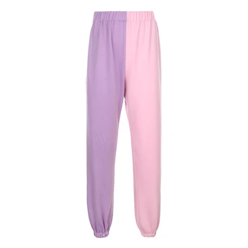 HEYounGIRL Kratinys Pink Casual, Moterų Sweatpants Kišeniniai Liesas Aukšto Liemens Kelnės Capris Mados Prakaito Mielas Poilsiu Streetwear