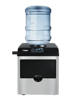 Hicon Ledo mašina komercinės pieno arbata parduotuvė 25kg maži ledo vandens turas ledo, susijusių su būgninės vandens vidaus ice maker