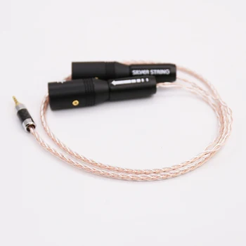 HiFi Gryno Vario Stereo-2,5 mm 2 XLR Garso Kabelį, Signalo Linija 