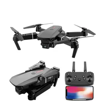HobbyLane E88 pro drone 4k HD dual camera vaizdo nustatymo 1080P WiFi fpv drone aukštis išsaugojimo rc quadcopter