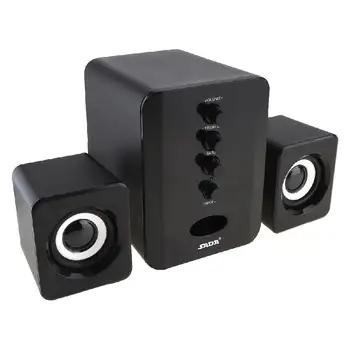HobbyLane Visas 3D Stereo žemų dažnių garsiakalbis 2.1 Mažų PC Garsiakalbis Nešiojamų Bass Muzikos DJ USB Kompiuterio Garsiakalbių, Nešiojamas TELEVIZORIUS