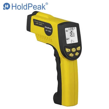 HoldPeak HP-1300 Skaitmeninis Lazerinis Infraraudonųjų spindulių Termometras -50 C~1300℃ Temperatūros Ginklą Termometro Pistola Testeris