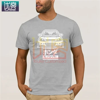 HONDA CIVIC 6GEN T-SHIRT TIPO-R 6RD AUTOMOBILIŲ B16 B18 JDM T Shirt, Derliaus Įgulos Kaklo Naujas Mens Trumpas Rankovės 2020 M. Vasarą Vyrams ir Moterims