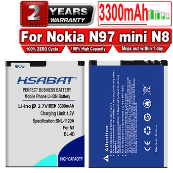 HSABAT Baterija Nokia BL-4B BL-4B BL-4C BL-4CT BL-4U BL-5B BL-5BT BL-5C BL-5CT baterija BL-5J BP-5M BP-6X baterija BL-6Q BLC-2 BLD-3 BLB-2