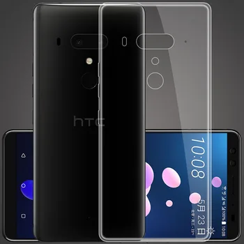 HTC U11 Akis telefono dėklas HTC U12+ (U12 plius) telefono dėklas aišku, minkštas padengti