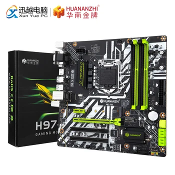 HUANANZHI H97-ZD3 Plokštė Intel H97 Z97 LGA 1150 Non-ECC/REG DDR3 1 600mhz 32GB M. 2 NVME VGA DVI HDMI Suderinamus Mainboard