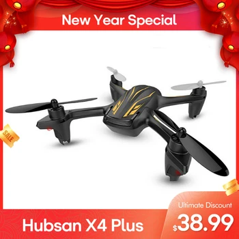 Hubsan X4 Plius H107P 2.4 G 4CH RC Quadcopter Drone Su LED Modelis 1/2 Lauko Žaislus Vaikams