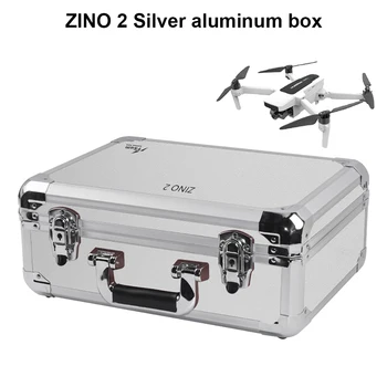 Hubsan ZINO 2 uav saugojimo bylos vandeniui aliuminio korpusas purvo atsparus lagaminas atsparus smūgiams apsauginis krepšys priedų paketą